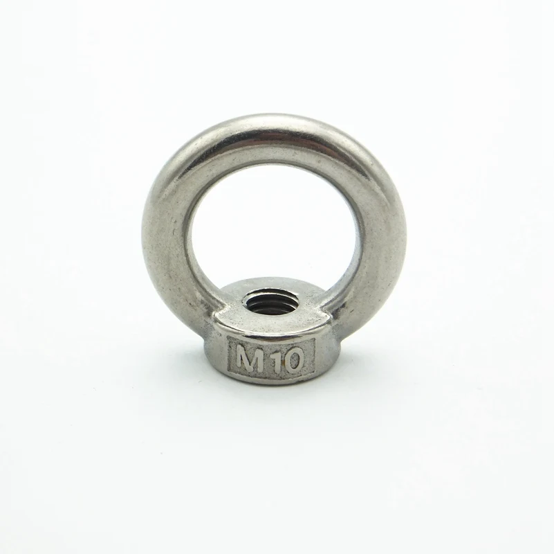 M5/M6/M8/M10/M12 304 Stainless Steel Lifting Eye Nut Ring Shape Nuts  Pip UK